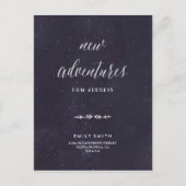 Ankündigung verschieben Postkarte (Vorderseite)