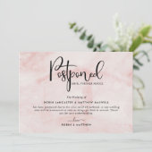 Ankündigung verspäteter Veranstaltungen, Blush-Mar (Stehend Vorderseite)