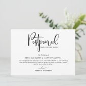 Ankündigung verspäteter Veranstaltungen, moderne K (Stehend Vorderseite)