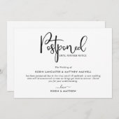 Ankündigung verspäteter Veranstaltungen, moderne K (Vorne/Hinten)