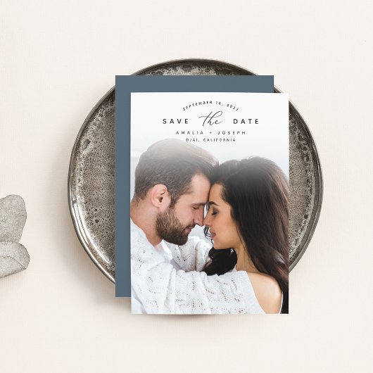Ankündigung | Vertikales Foto Save the Date