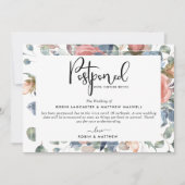 Ankündigung verzögerter Ereignisse, Dusty Blue und (Vorderseite)