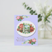 Ankündigung viktorianischer Rose für Hochzeiten (Stehend Vorderseite)