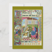 Ankündigung Viktorianischer Weihnachtskarte der Är (Vorderseite)