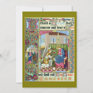 Ankündigung Viktorianischer Weihnachtskarte der Är