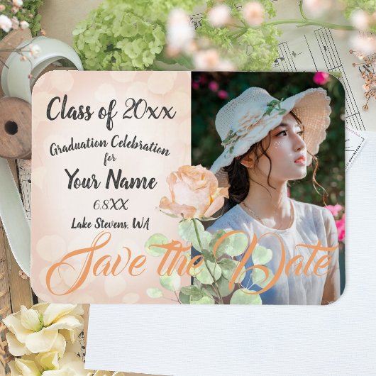 Ankündigung Vintager, kreativer Abschluss Magnet