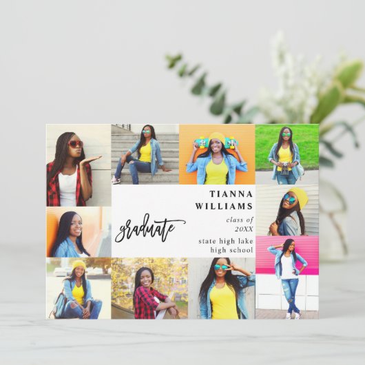 Ankündigung von 10 Multi-Foto-Abschlüssen (Stehend Vorderseite)