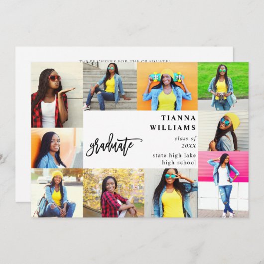 Ankündigung von 10 Multi-Foto-Abschlüssen (Vorne/Hinten)