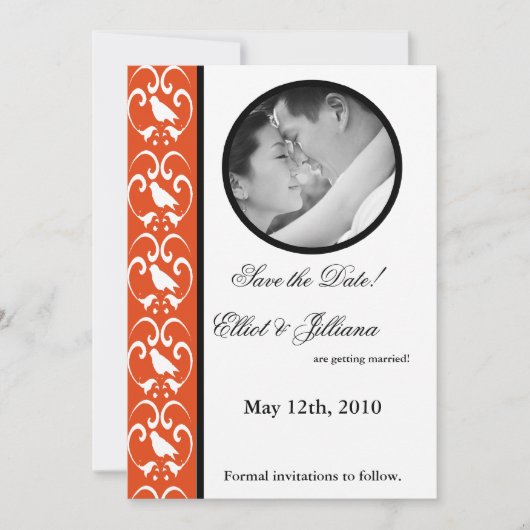 Ankündigung von 12x18 Save the Date Foto Verlobung (Vorderseite)