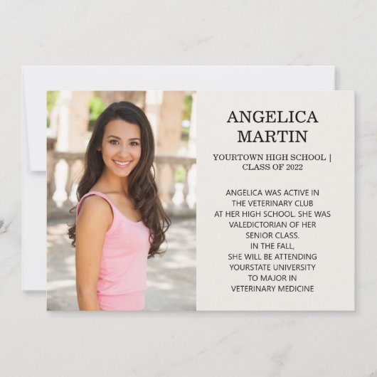 Ankündigung von 2-seitigen Abschluss 3-Foto-Detail (Vorderseite)