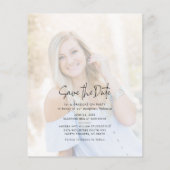 Ankündigung von Abschluss 2025 Save the Date Foto (Rückseite)