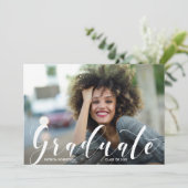 Ankündigung von Abschluss Foto (Stehend Vorderseite)