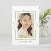 Ankündigung von Abschluss-FOTO-Ankündigung in Leic (Stehend Vorderseite)