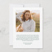 Ankündigung von Abschluss für einfaches Skript-grü (Rückseite)