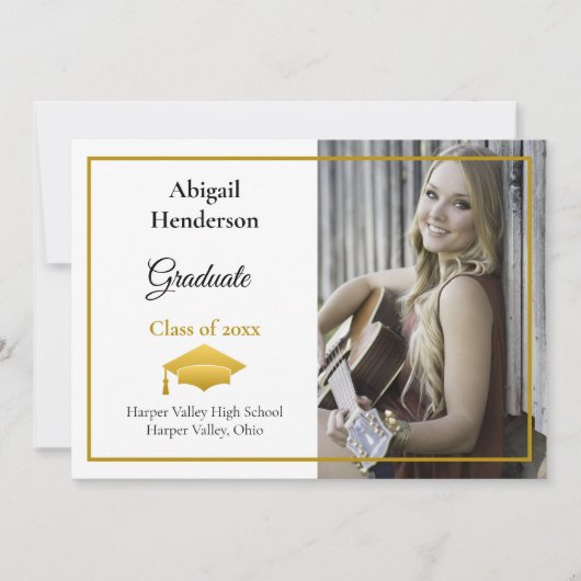 Ankündigung von Abschluss Gold Cap und Foto (Vorderseite)