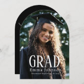 Ankündigung von Abschluss Grad | Party 2025 (Vorne/Hinten)