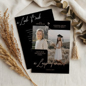 Ankündigung von Abschluss Then & Now Fotocollage