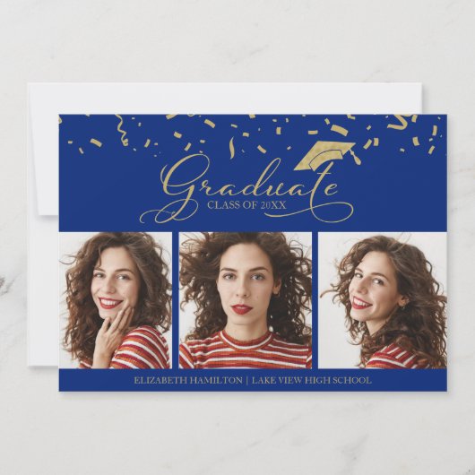 Ankündigung von Abschlüssen an der High School 3 F (Vorderseite)