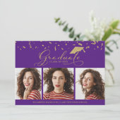 Ankündigung von Abschlüssen an der High School 3 F (Stehend Vorderseite)