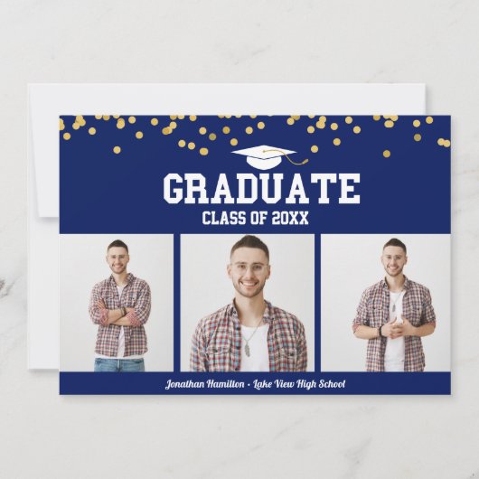 Ankündigung von Abschlüssen an der High School 3 F (Vorderseite)