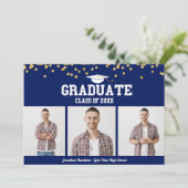 Ankündigung von Abschlüssen an der High School 3 F (Stehend Vorderseite)