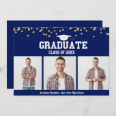 Ankündigung von Abschlüssen an der High School 3 F (Vorne/Hinten)