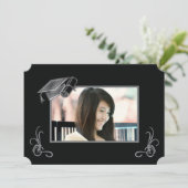 Ankündigung von Abschlüssen Benutzerdefiniertes Fo (Stehend Vorderseite)