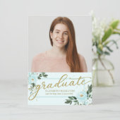 Ankündigung von Abschlüssen der High School - Foto (Stehend Vorderseite)