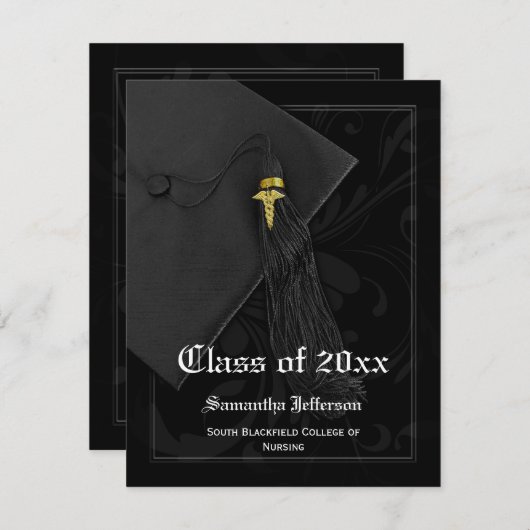 Ankündigung von Abschlüssen der Medizinschule oder (Vorne/Hinten)