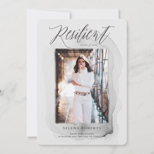 Ankündigung von Abschlüssen der widerstandsfähigen (Vorderseite)