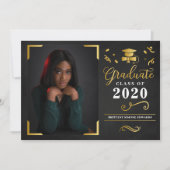 Ankündigung von Abschlüssen Einladung zur Fotokart