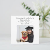 Ankündigung von Abschlüssen für benutzerdefinierte (Stehend Vorderseite)