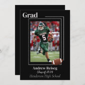 Ankündigung von Abschlüssen für Fußballspieler (Vorne/Hinten)