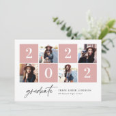 Ankündigung von Abschlüssen für geometrische Foto (Stehend Vorderseite)