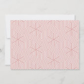 Ankündigung von Abschlüssen für geometrische Foto (Rückseite)