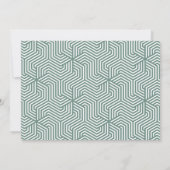 Ankündigung von Abschlüssen für geometrische Foto (Rückseite)