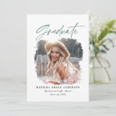 Ankündigung von Abschlüssen für geometrische Foto (Stehend Vorderseite)