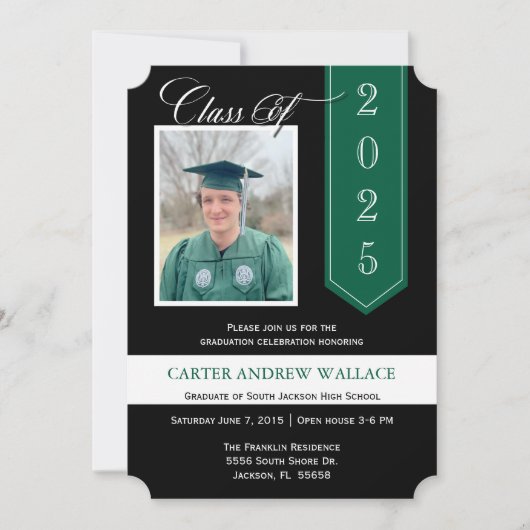 Ankündigung von Abschlüssen mit benutzerdefinierte (Vorderseite)