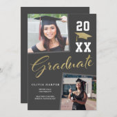 Ankündigung von Absolventen (Vorne/Hinten)