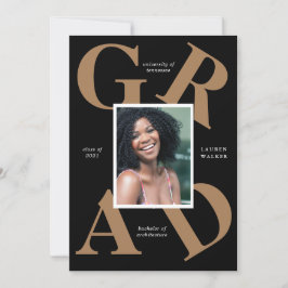 Ankündigung von Absolventen: fette Skriptfarben