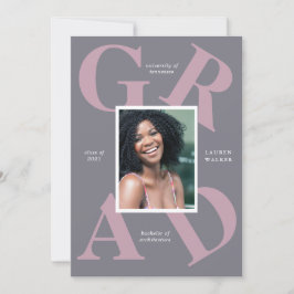 Ankündigung von Absolventen: fette Skriptfarben