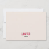 Ankündigung von adoptiert Foto (Rückseite)