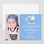 Ankündigung von Adoption Boy (Vorne/Hinten)