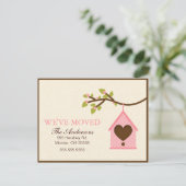 Ankündigung von Änderungen im Rosa-Vogelhaus (Stehend Vorderseite)