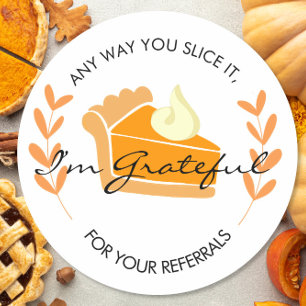 Ankündigung von Ankündigungen zu echten Anwesen-Sl Runder Aufkleber