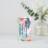 Ankündigung von Aquarellfarben-Abschlüssen Begleitkarte (Stehend Vorderseite)