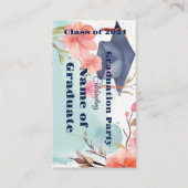 Ankündigung von Aquarellfarben-Abschlüssen Begleitkarte (Vorderseite)