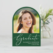 Ankündigung von Arch Foto Green Abschluss (Stehend Vorderseite)