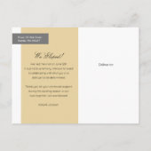 Ankündigung von Arched Elopement Foto (Rückseite)