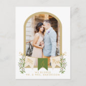 Ankündigung von Arched Elopement Foto (Vorderseite)